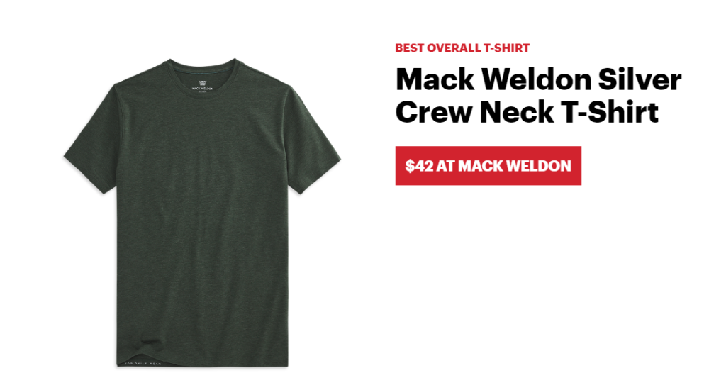 silver crew neck t shirt