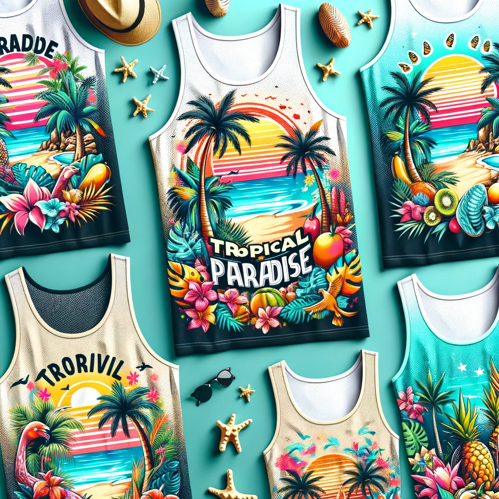 tank tops designs for sunny destination